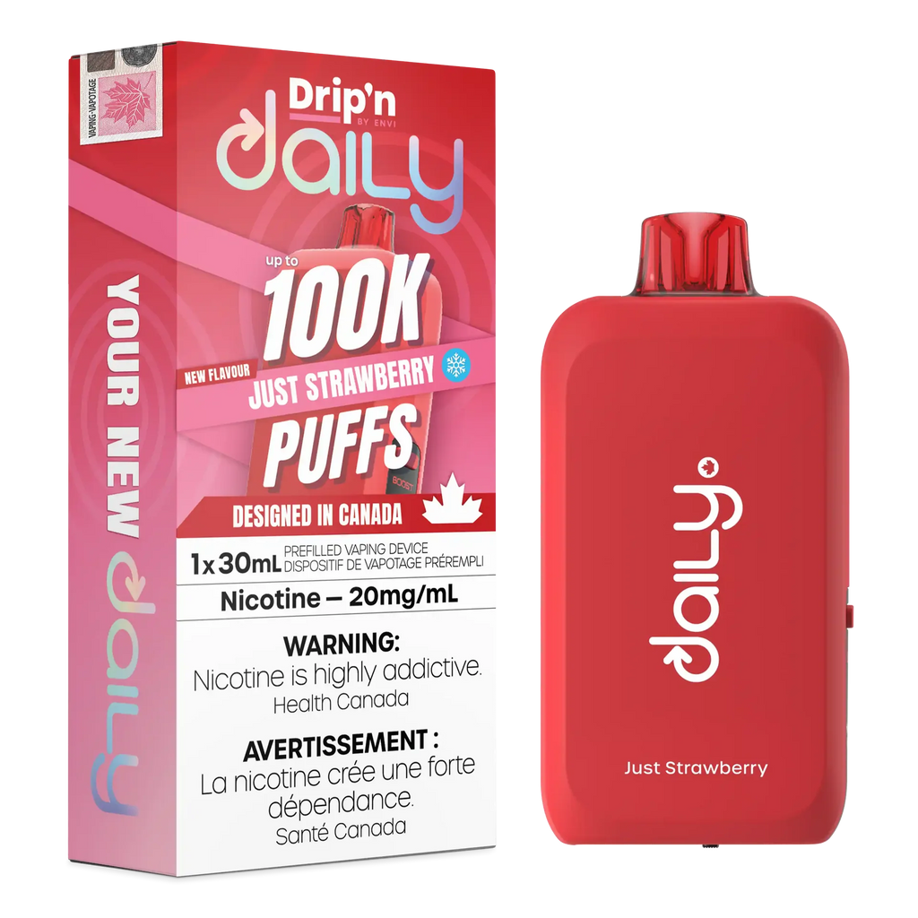 Just Strawberry Drip'N Daily 30mL - Disposable Vape 100K - view 1