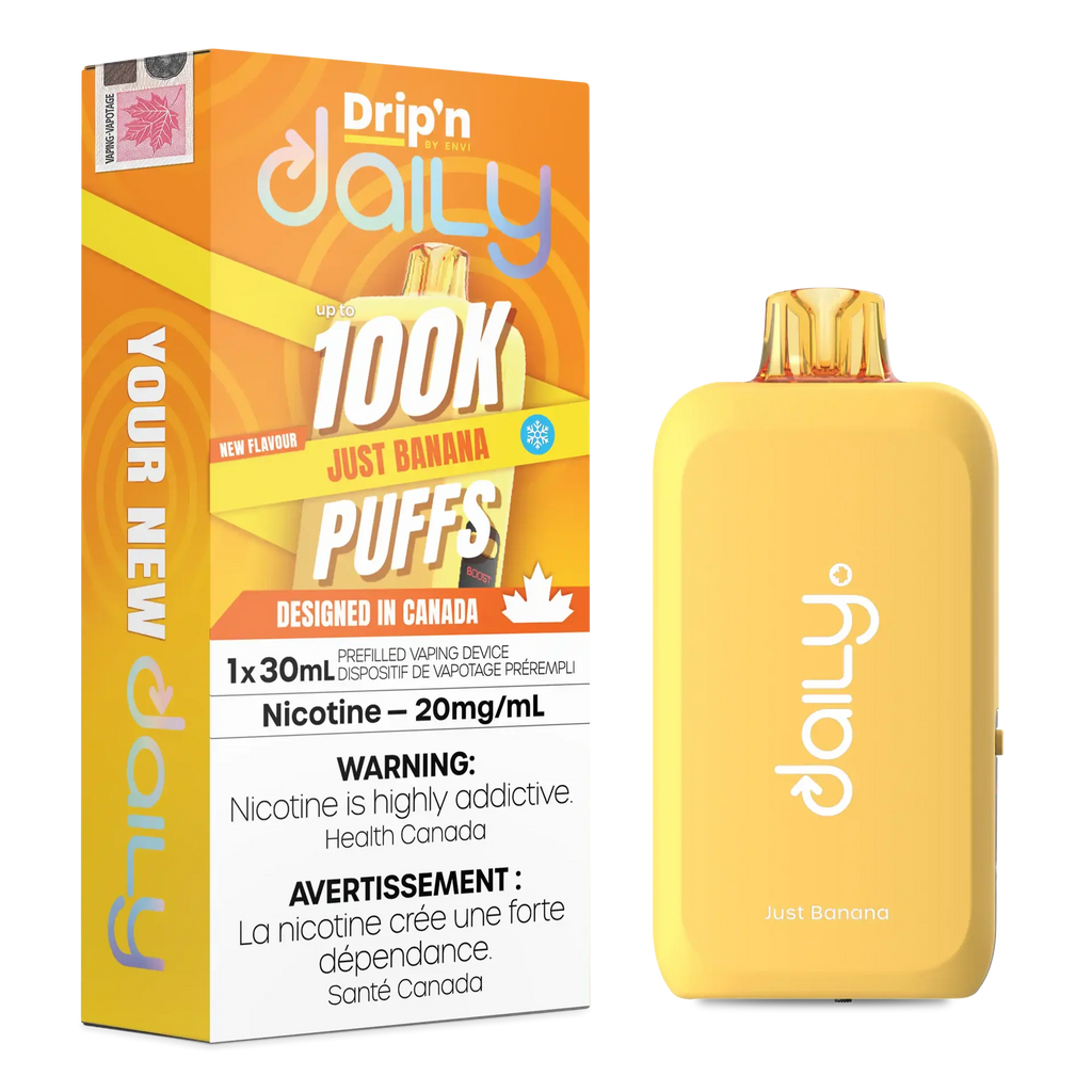 Just Banana Drip'N Daily 30mL - Disposable Vape 100K - view 1