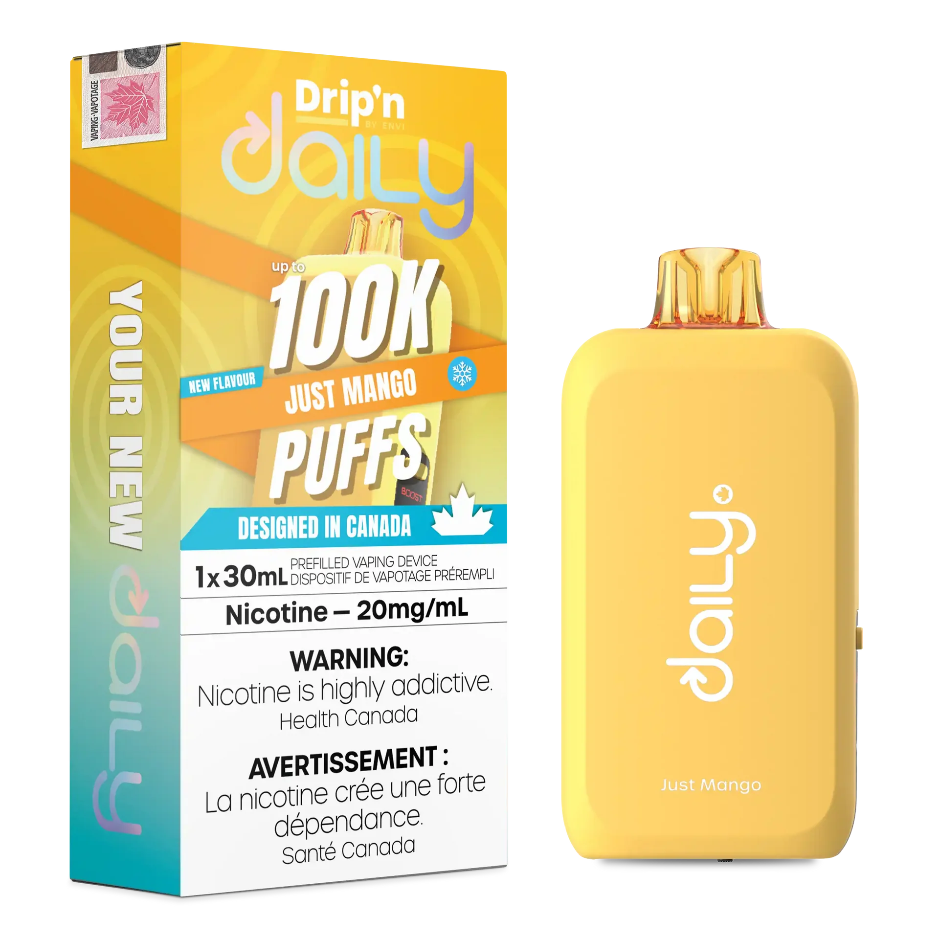 Just Mango Drip'N Daily 30mL - Disposable Vape 100K