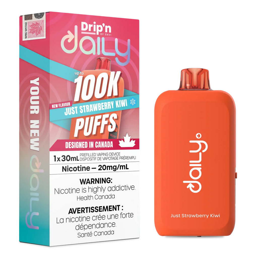 Just Strawberry Kiwi Drip'N Daily 30mL - Disposable Vape 100K - view 1