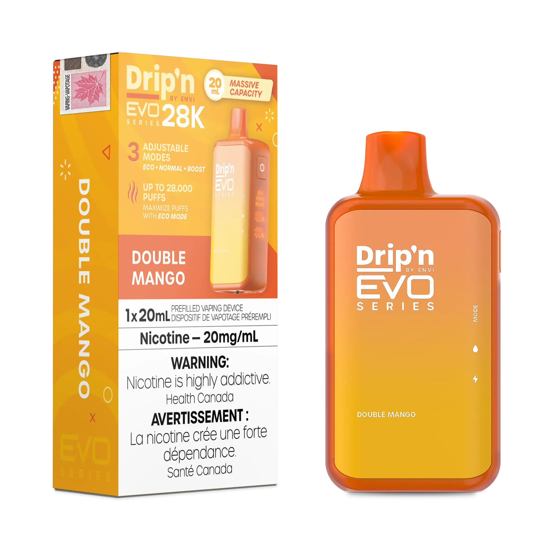 Double Mango Drip'N Evo - Disposable 28K by DRIP'N