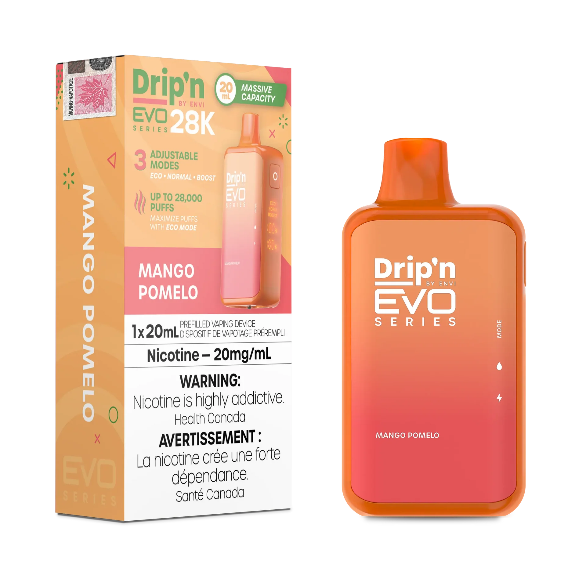 Mango Pomelo Drip'N Evo - Disposable 28K
