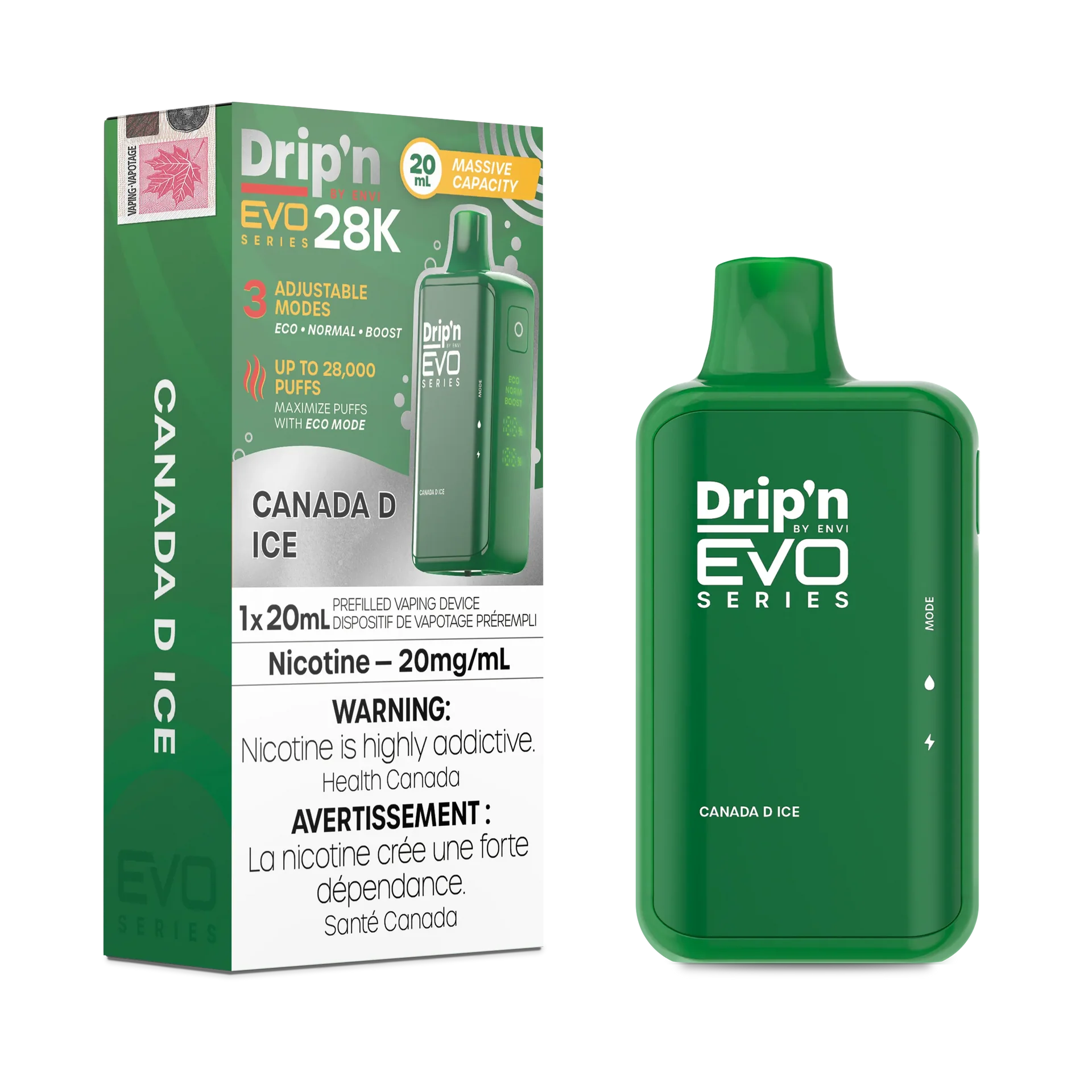 Canada D Drip'N Evo - Disposable 28K by DRIP'N