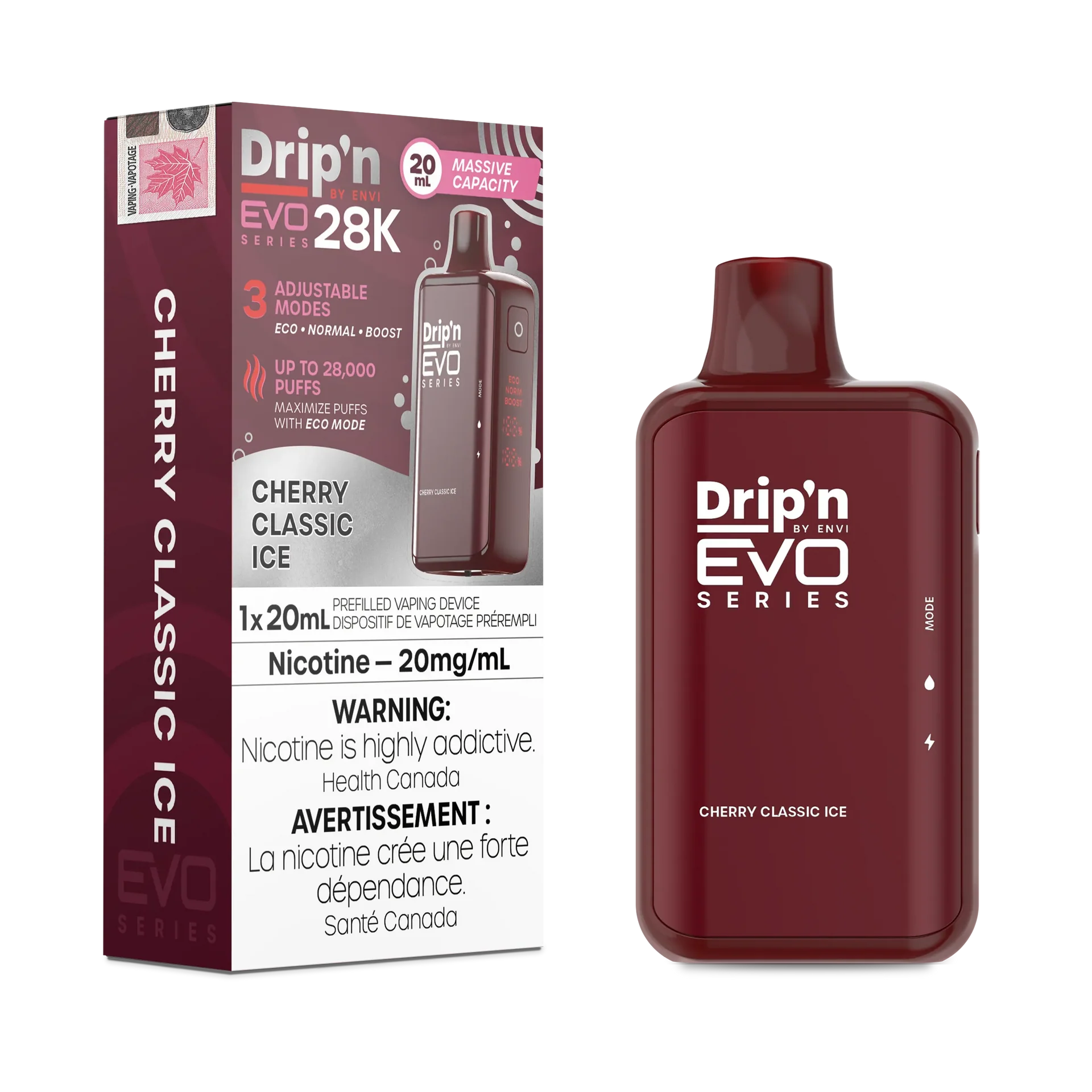 Cherry Classic Drip'N Evo - Disposable 28K by DRIP'N