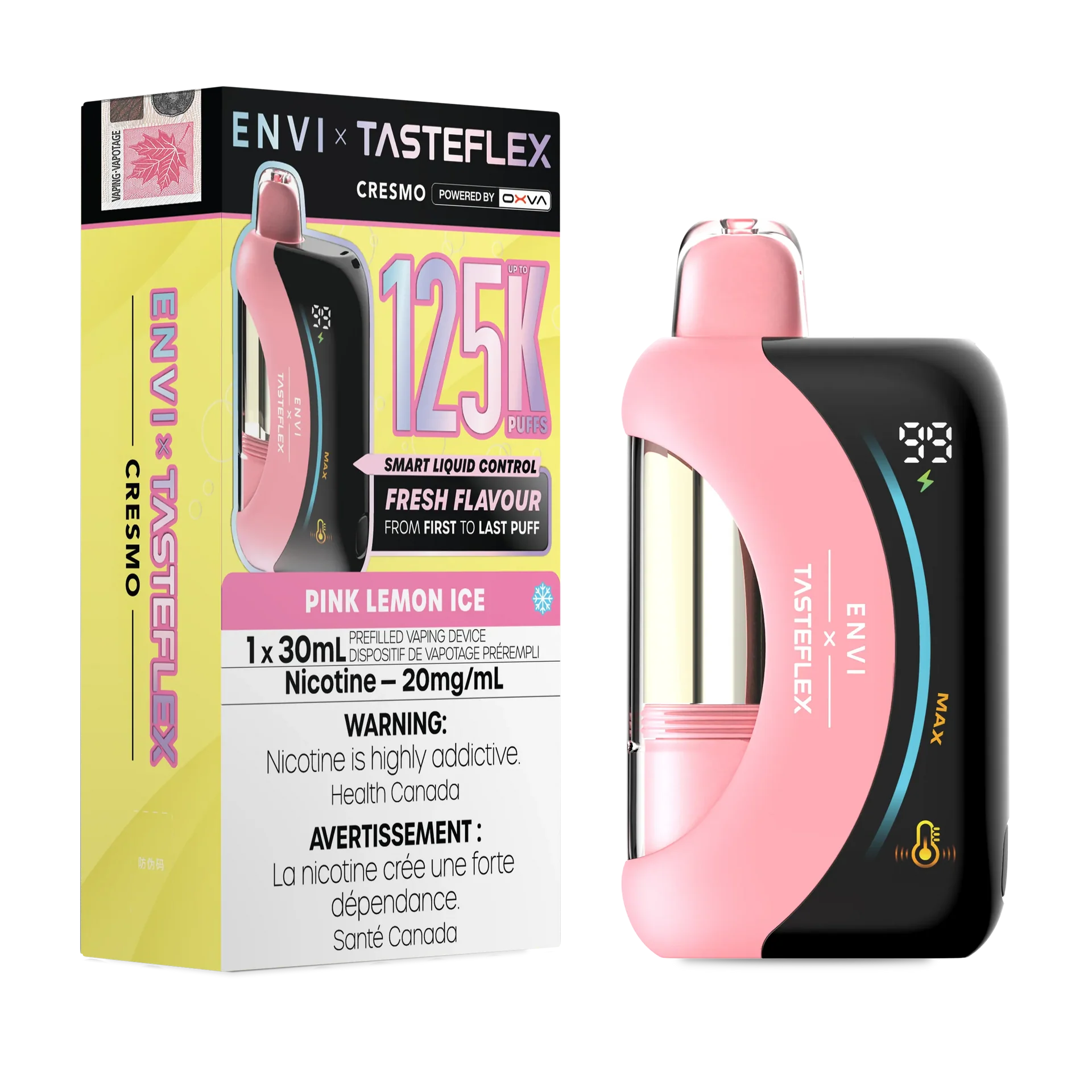 Pink Lemon Ice Envi X Tasteflex (Cresmo) - Disposable 125K