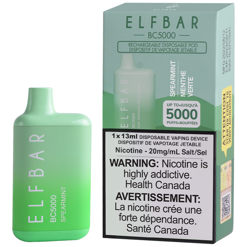 Elf bar - Disposable E-Cig (EXCISE TAXED) (5000 Puffs)