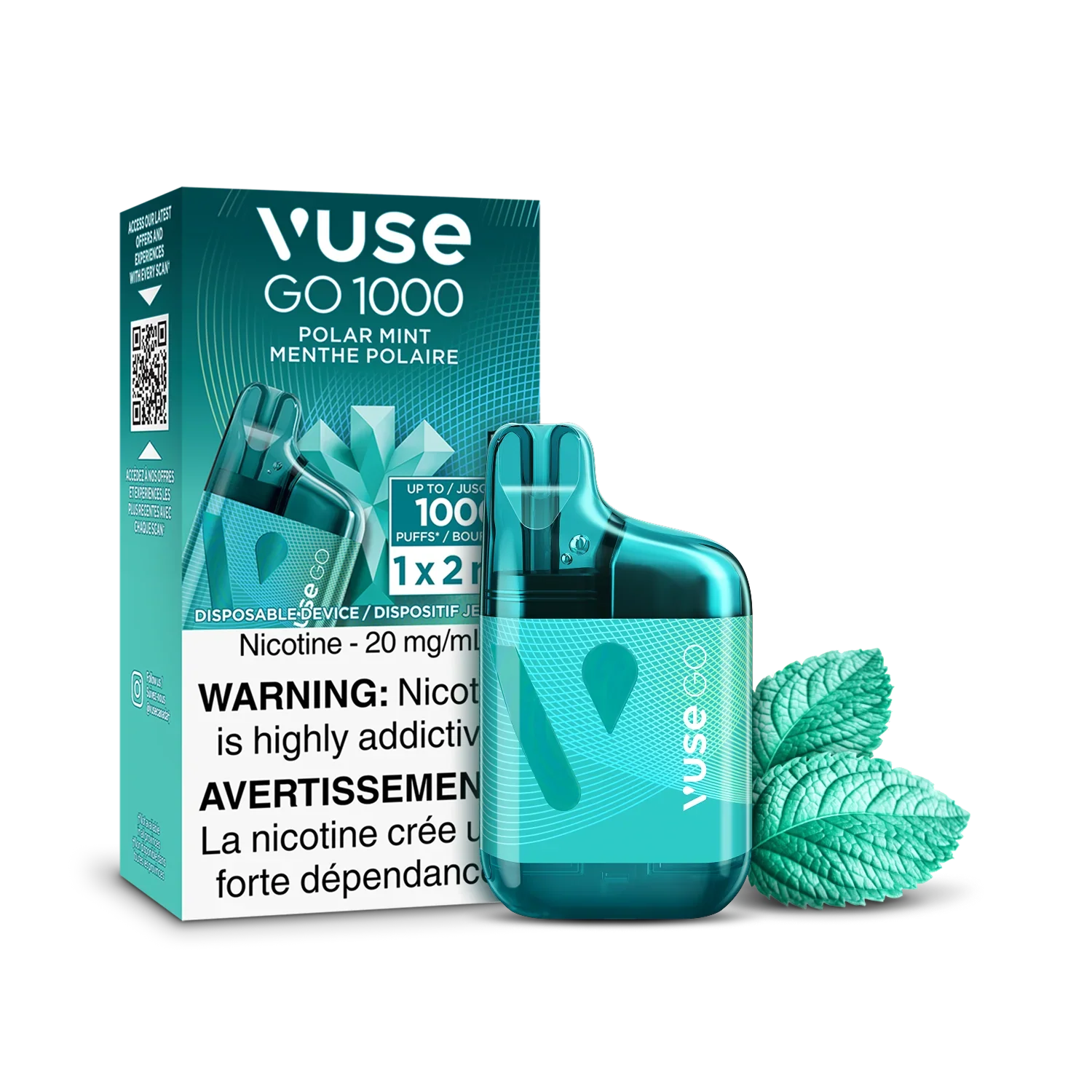 Polar Mint Vuse GO 1000 - Disposable Vape