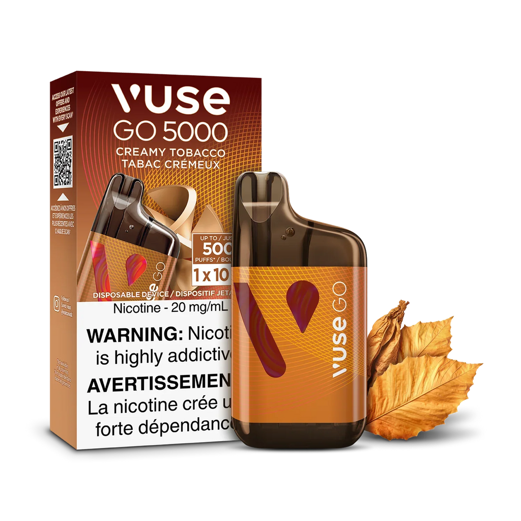 Creamy Tobacco Vuse GO 5000 - Disposable Vape
