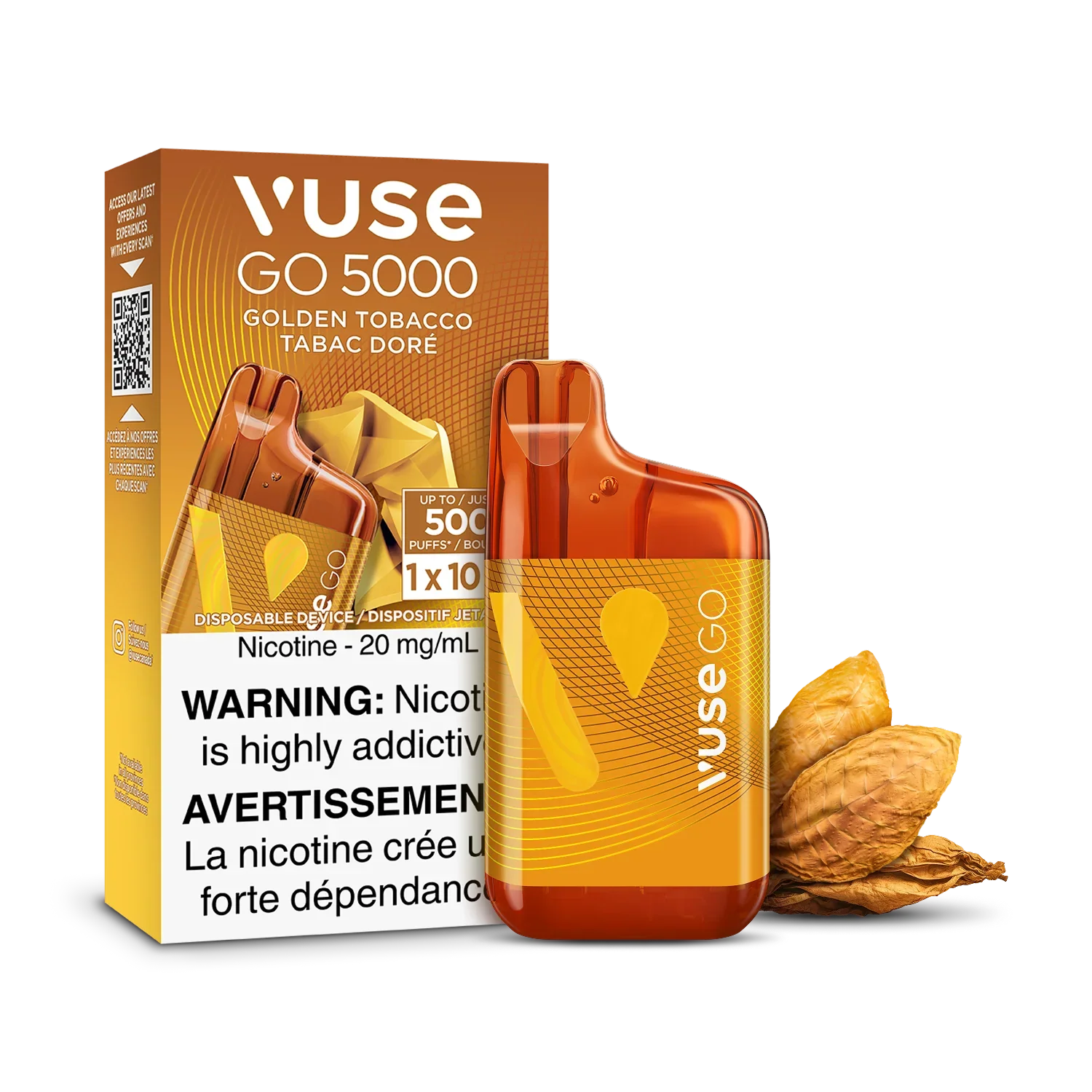 Golden Tobacco Vuse GO 5000 - Disposable Vape