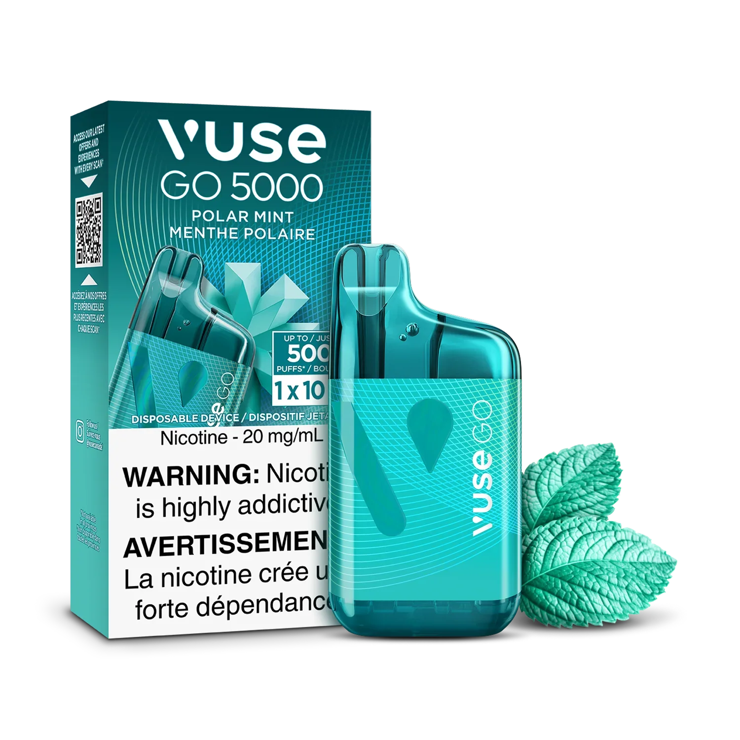 Polar Mint Vuse GO 5000 - Disposable Vape