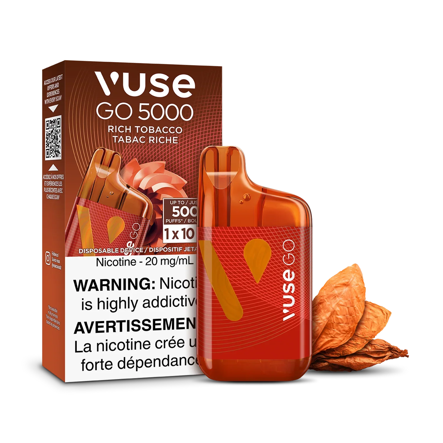 Rich Tobacco Vuse GO 5000 - Disposable Vape