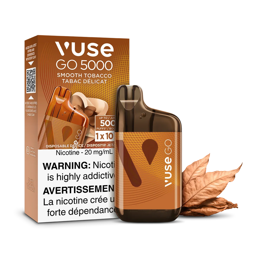 Smooth Tobacco Vuse GO 5000 - Disposable Vape - view 1