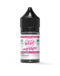 Flavour Beast Unleashed Salt Epic Fruit Bomb 30ml e-liquid bottle with black cap and pink label.