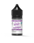 Flavour Beast Unleashed Salt Epic Grape 30ml e-liquid bottle with purple label and black cap.