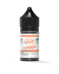 Flavour Beast Unleashed Salt Epic Peach Mango 30ml e-liquid bottle with black cap and orange label.