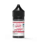 30ml Flavour Beast Unleashed Salt e-liquid bottle with black cap, white label, and red "Epic Strawberry Watermelon" text.