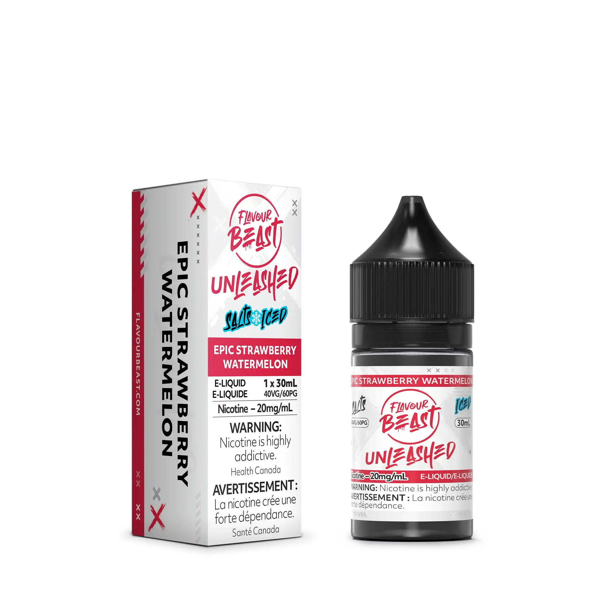 Epic Strawberry Watermelon by Flavour Beast Unleashed Salt by FLAVOUR BEAST — view 2