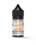 30ml Flavour Beast Unleashed Salt e-liquid bottle with black cap, white label, and orange accents.