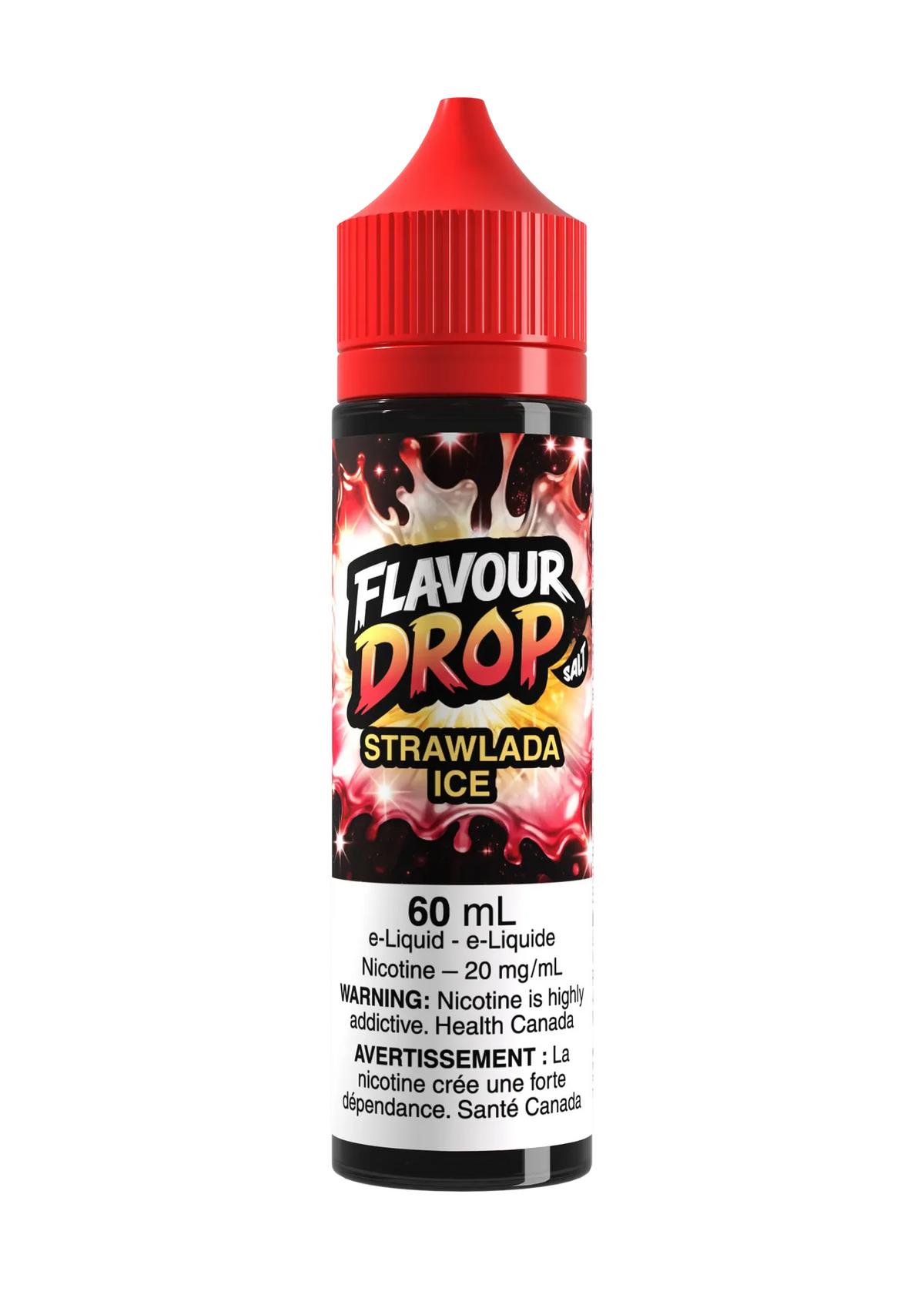 Strawlada Ice by Flavour Drop Salt
