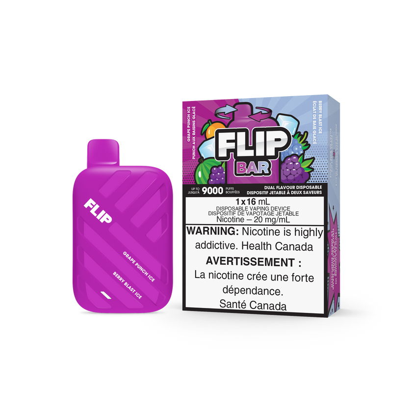 Flip Bar - Disposable E-Cig (EXCISE TAXED) (9000 Puffs)