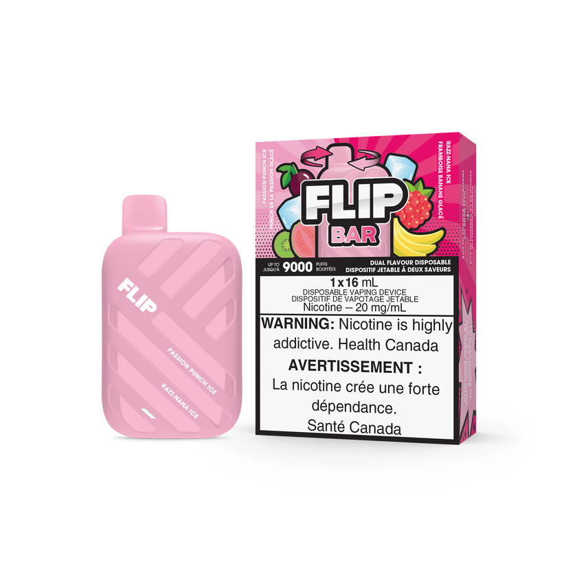 Flip Bar - Disposable E-Cig (EXCISE TAXED) (9000 Puffs)
