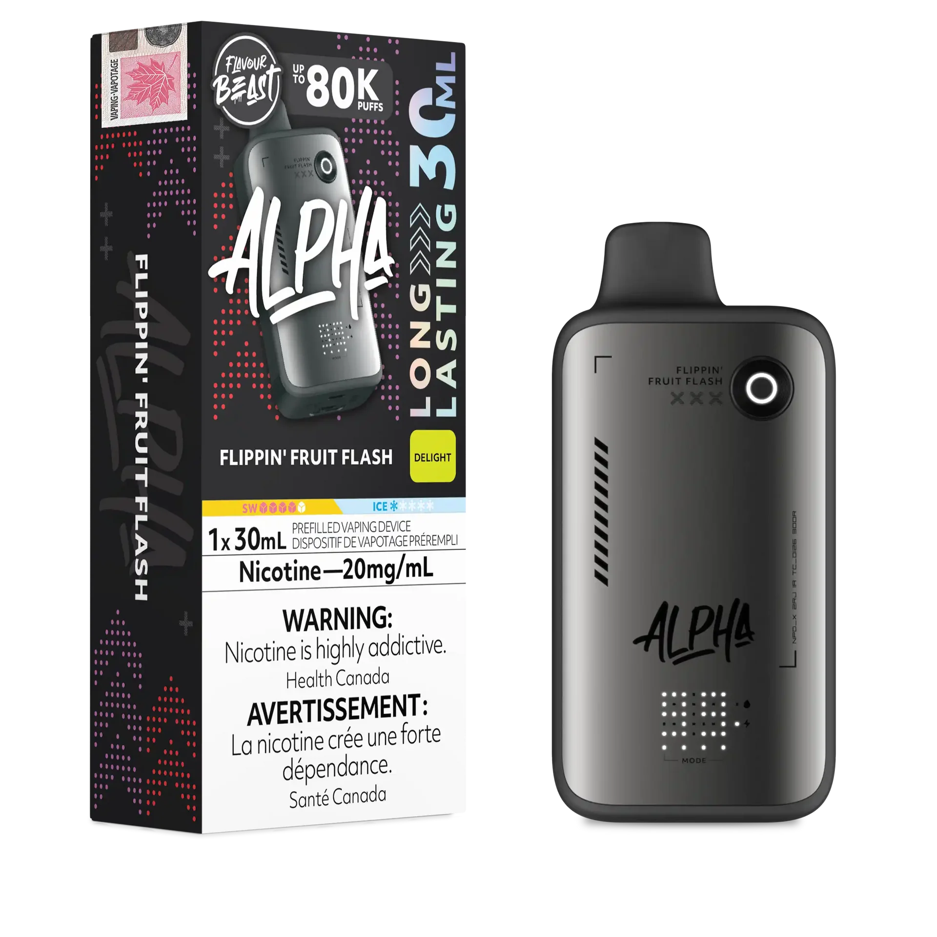 Flippin' Fruit Flash Flavour Beast Alpha - Disposable Vape 80K by FLAVOUR BEAST