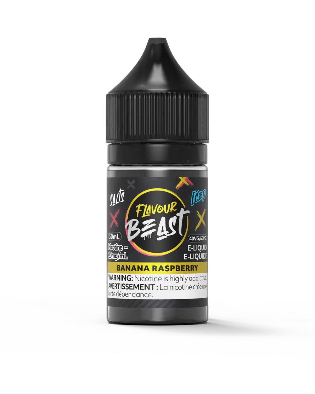 Banana Raspberry Iced by Flavour Beast Salt by FLAVOUR BEAST — view 1