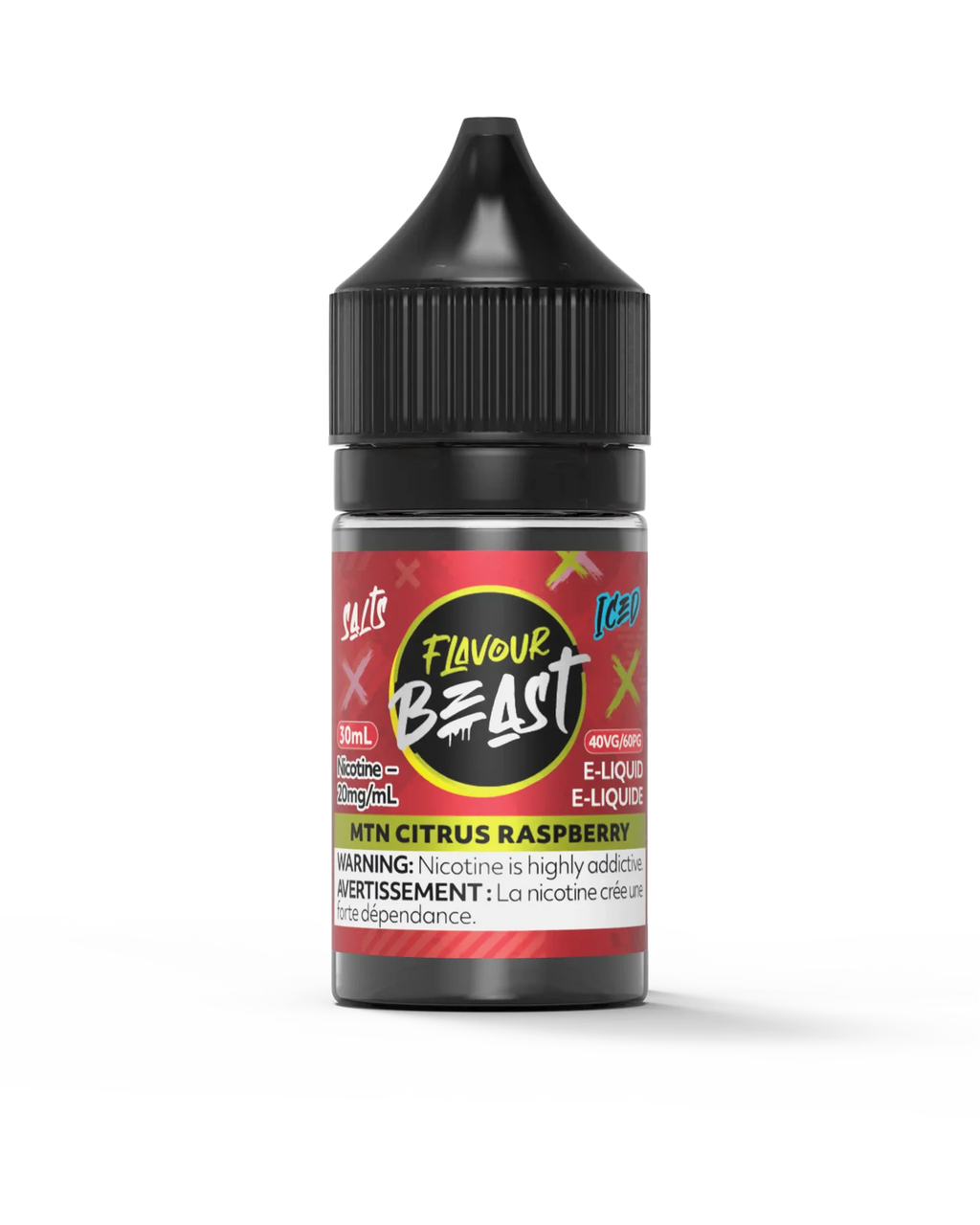 MTN Citrus Raspberry Iced by Flavour Beast Salt by FLAVOUR BEAST — view 1