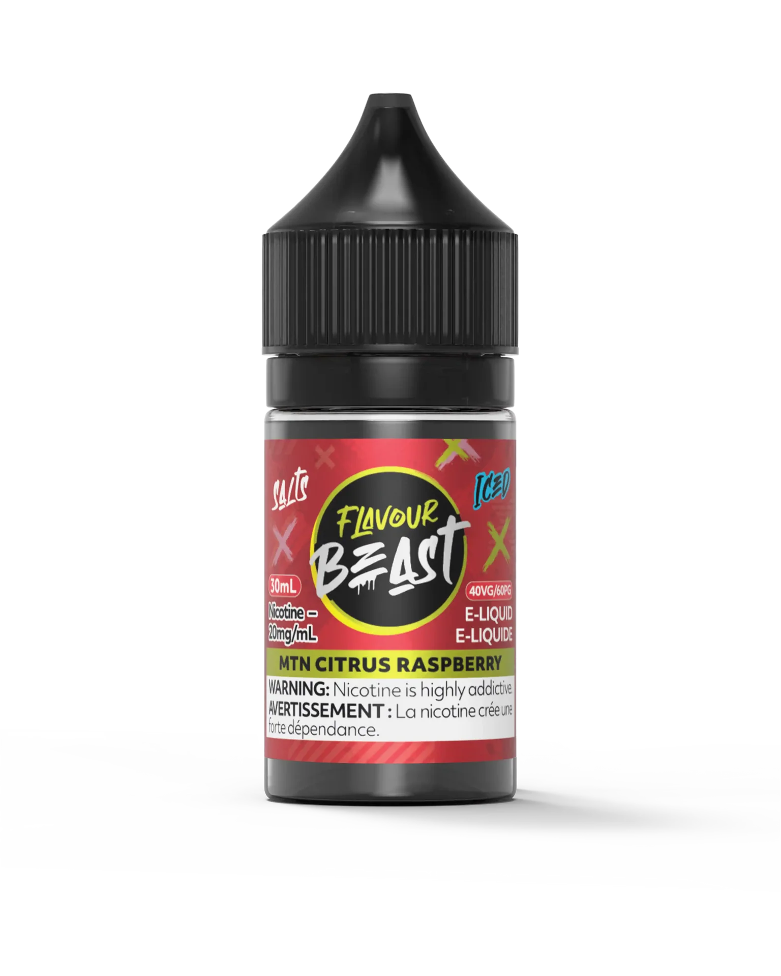 MTN Citrus Raspberry Iced by Flavour Beast Salt by FLAVOUR BEAST — view 1