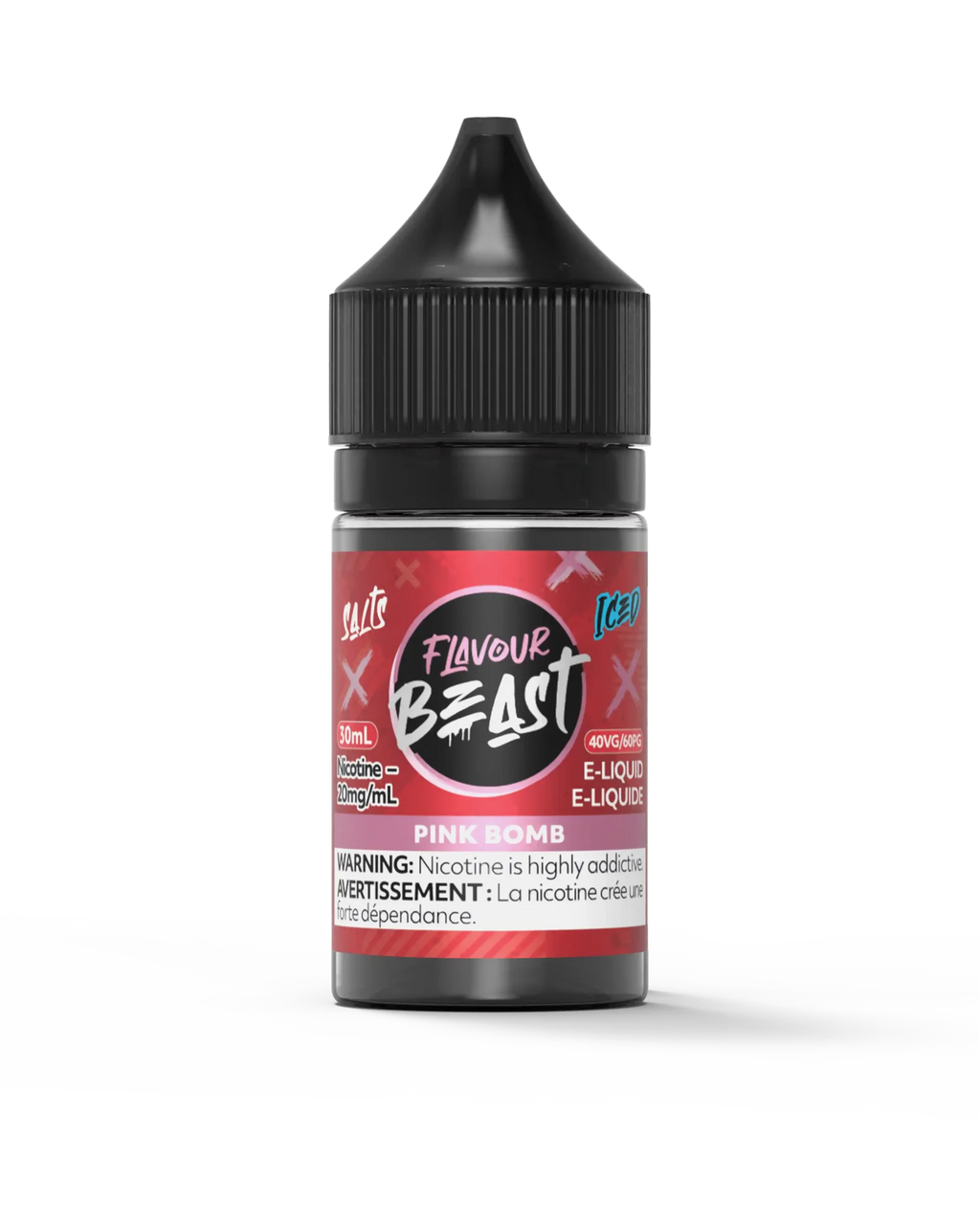 Pink Bomb Iced by Flavour Beast Salt by FLAVOUR BEAST — view 1