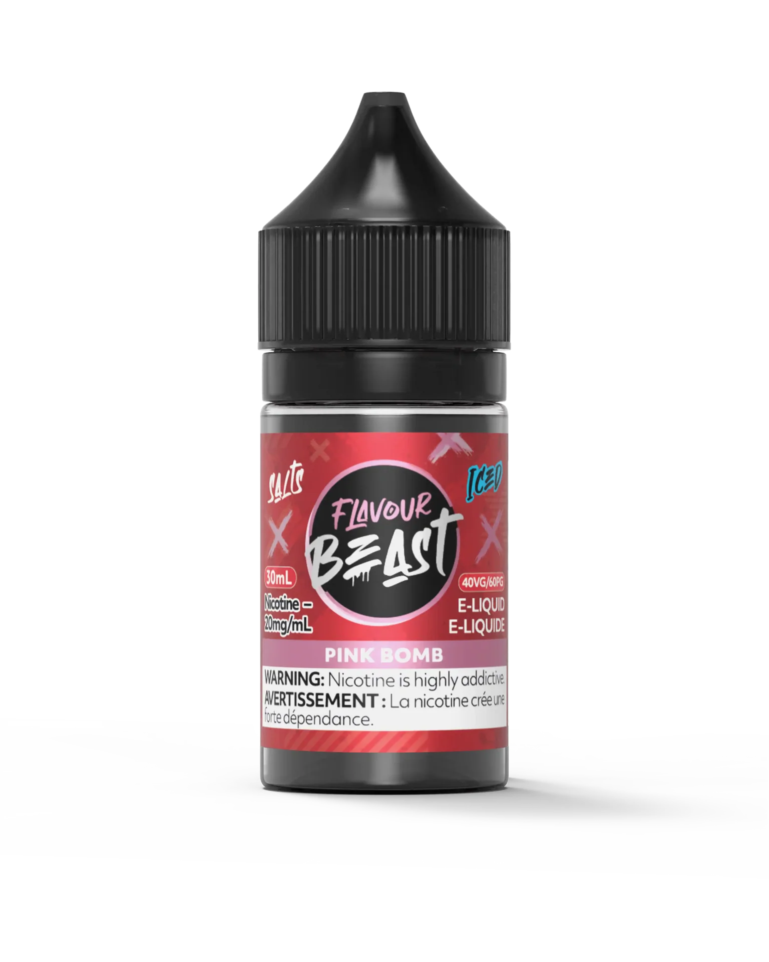 Pink Bomb Iced by Flavour Beast Salt by FLAVOUR BEAST — view 1