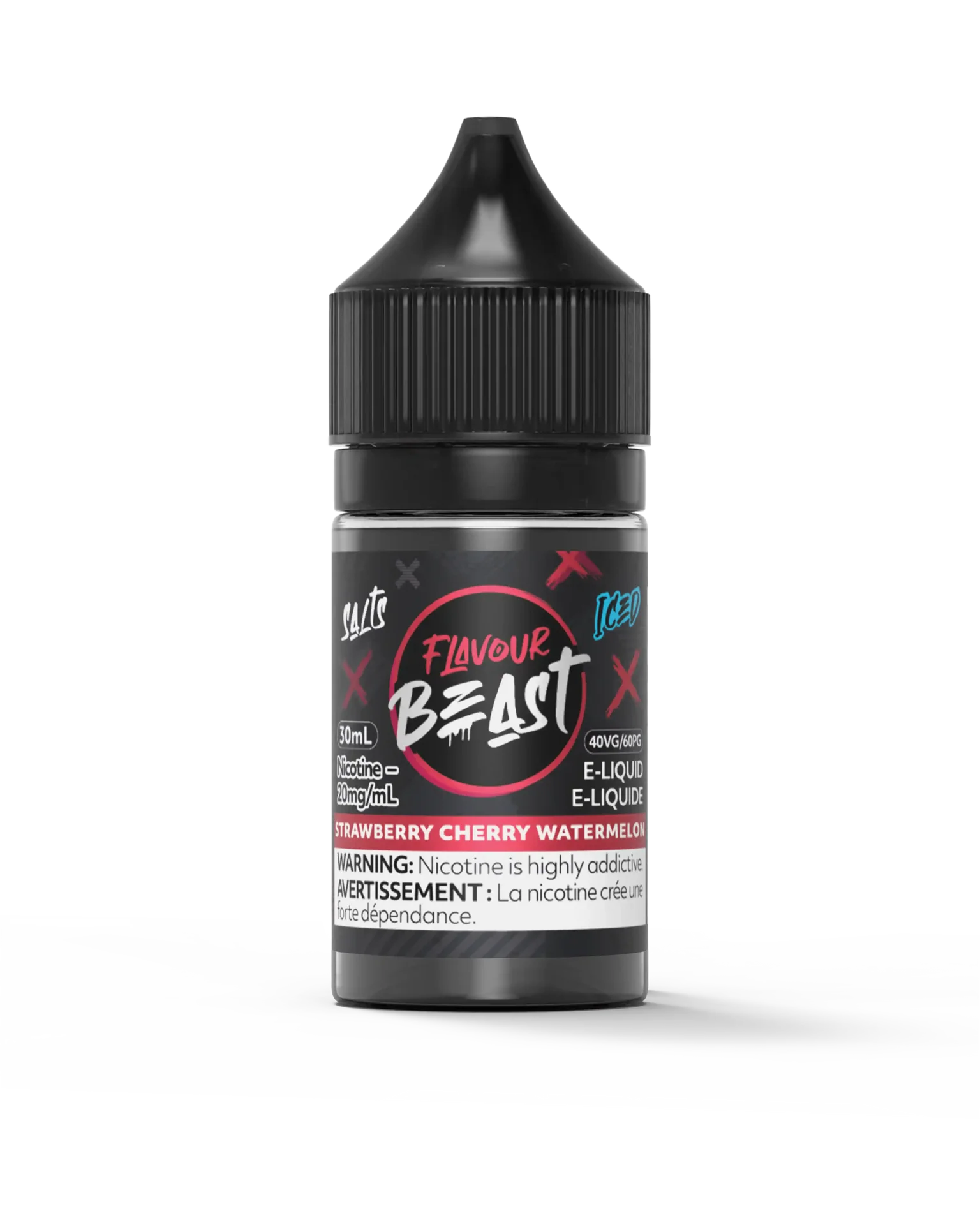 Strawberry Cherry Watermelon Iced by Flavour Beast Salt by FLAVOUR BEAST — view 1