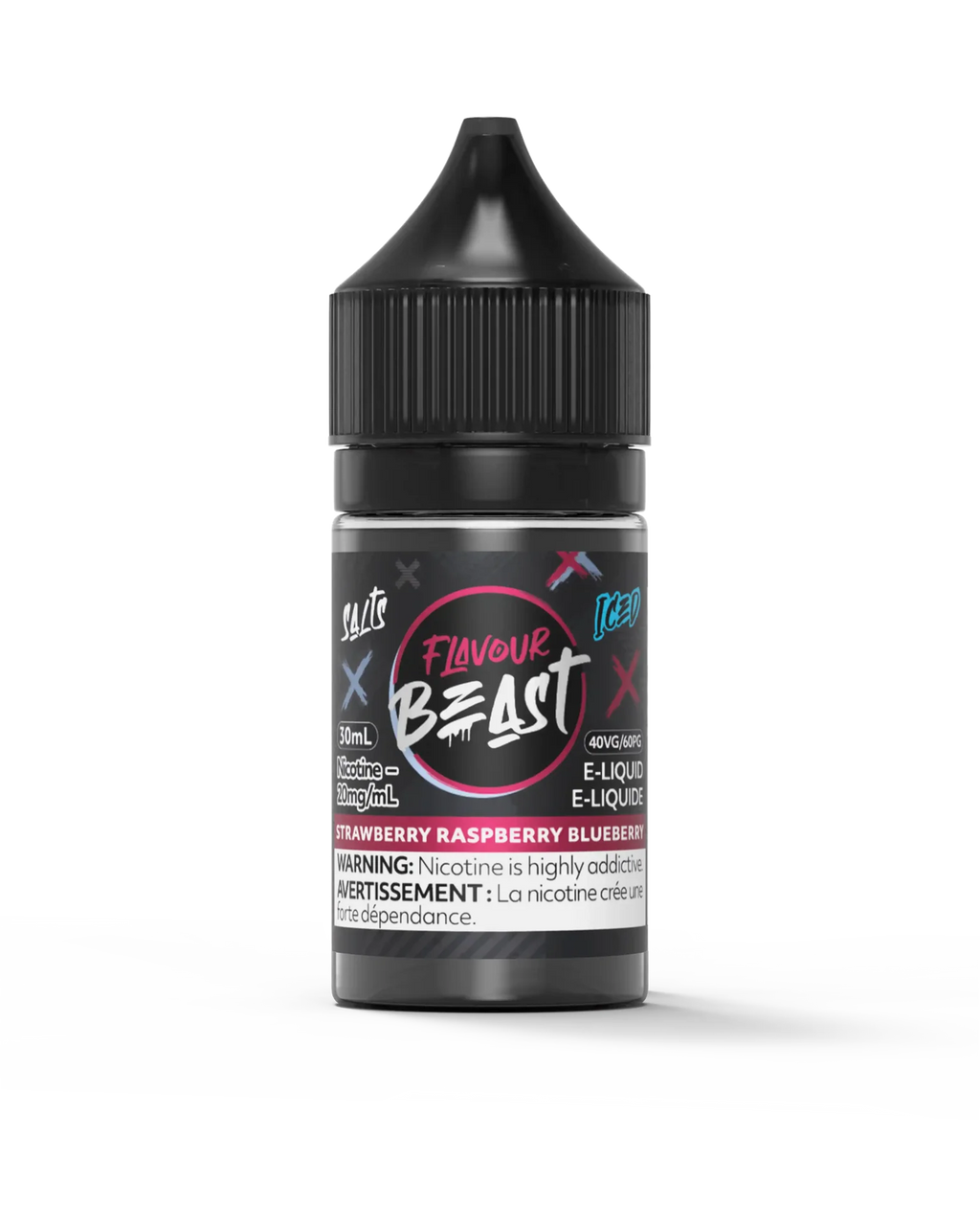 Strawberry Raspberry Blueberry Iced by Flavour Beast Salt by FLAVOUR BEAST — view 1