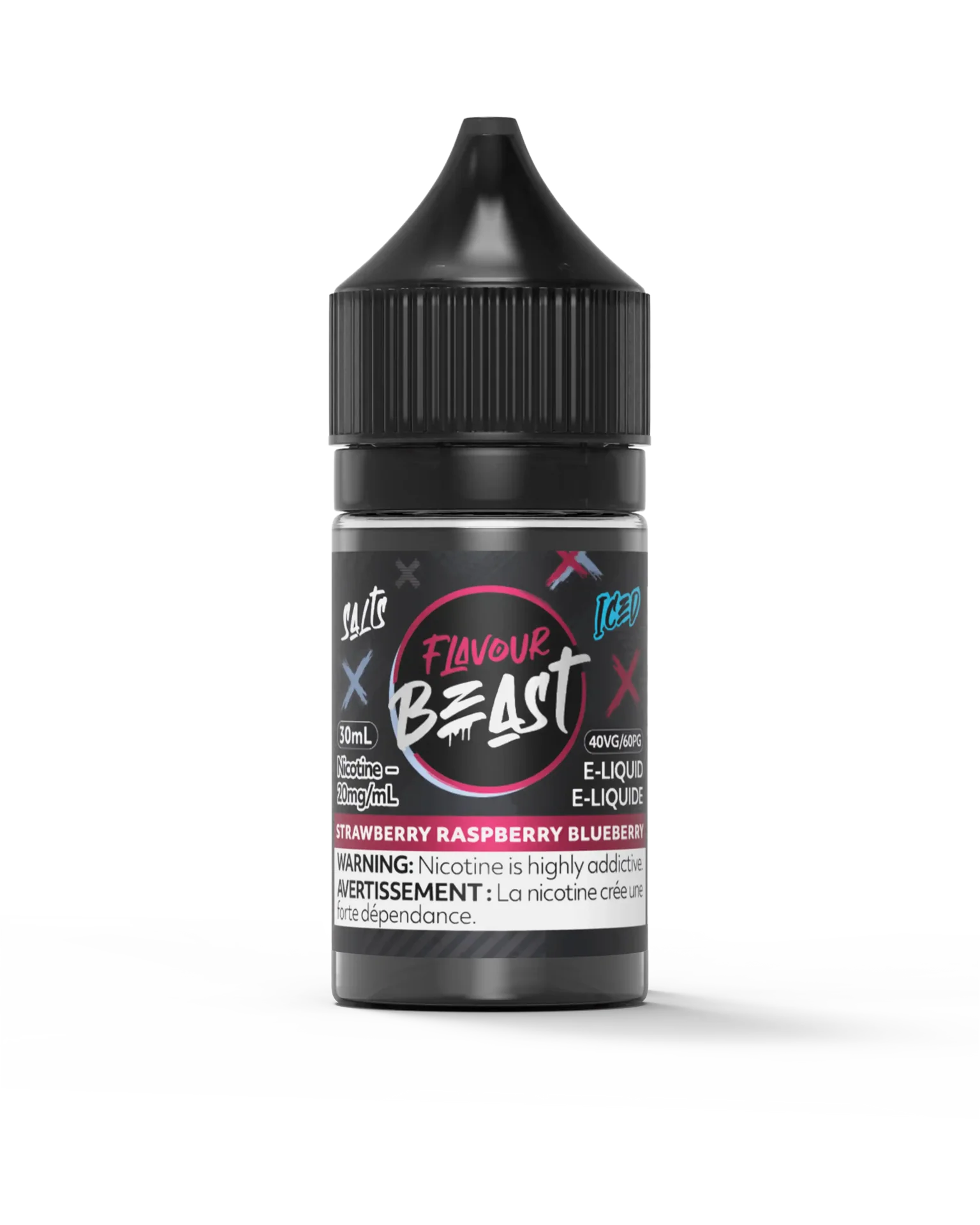 Strawberry Raspberry Blueberry Iced by Flavour Beast Salt by FLAVOUR BEAST — view 1