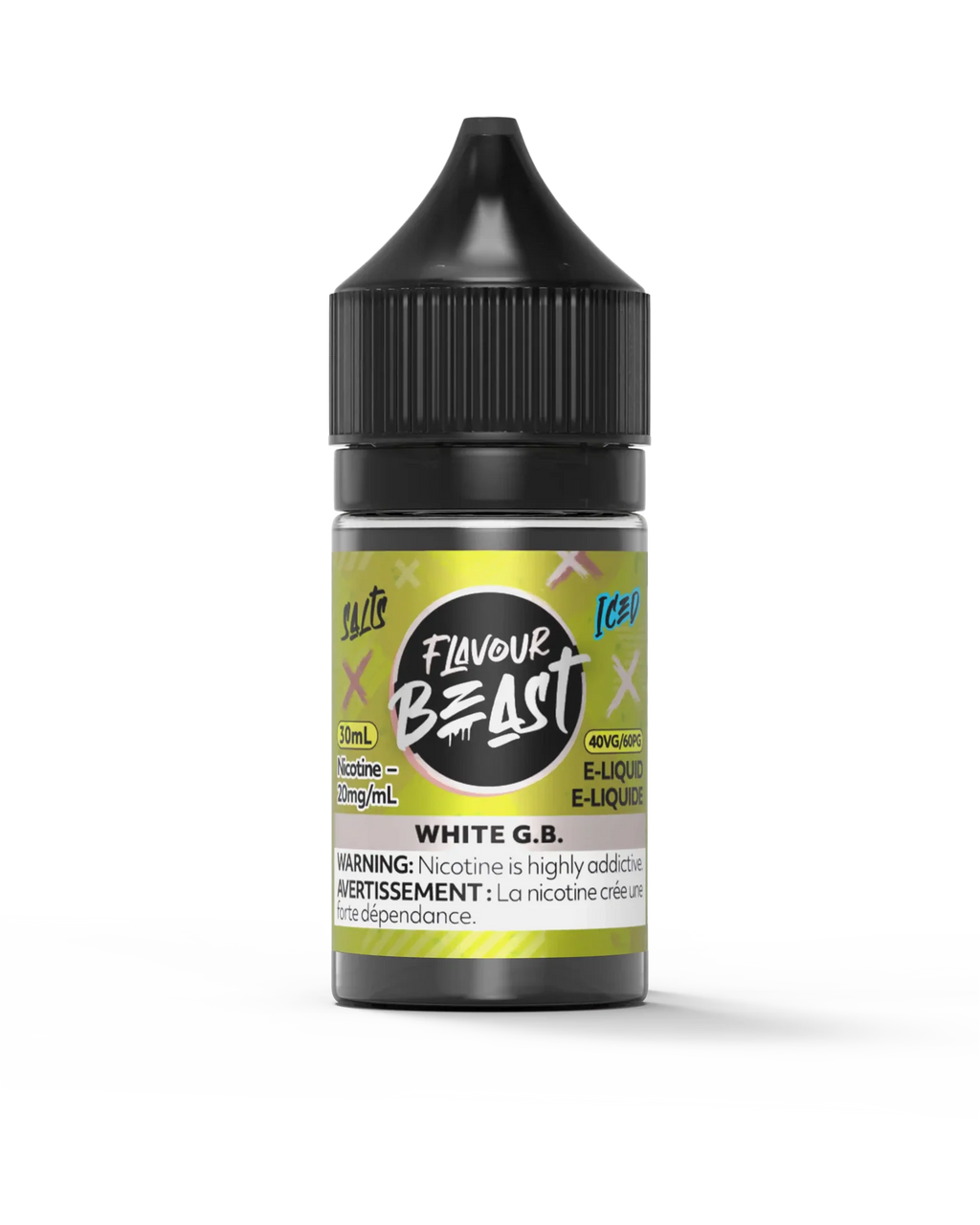 White G.B. Iced by Flavour Beast Salt by FLAVOUR BEAST — view 1