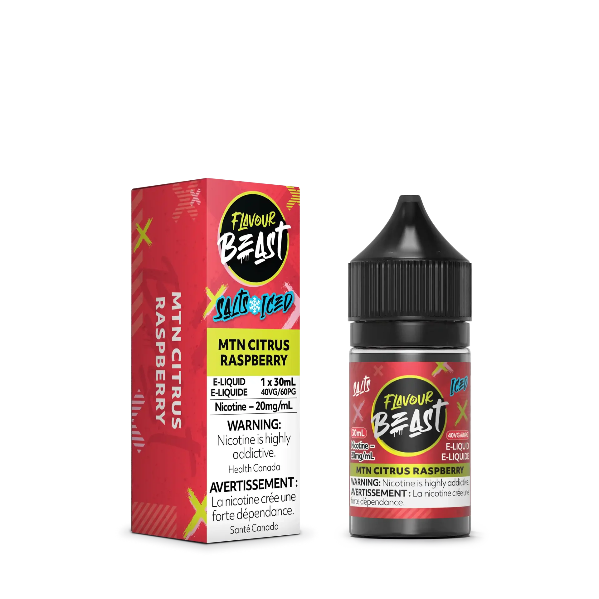 MTN Citrus Raspberry Iced by Flavour Beast Salt by FLAVOUR BEAST — view 2