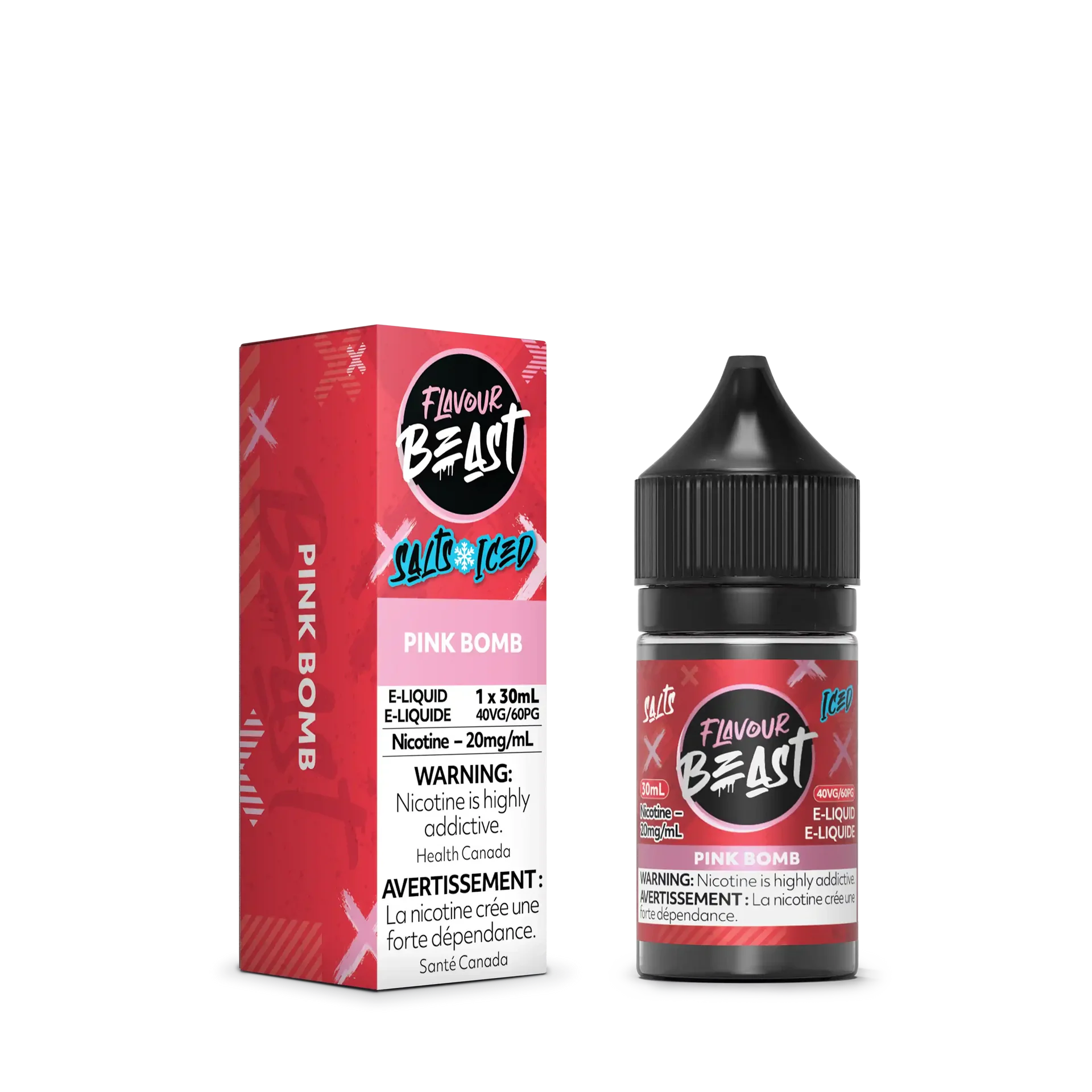 Pink Bomb Iced by Flavour Beast Salt by FLAVOUR BEAST — view 2
