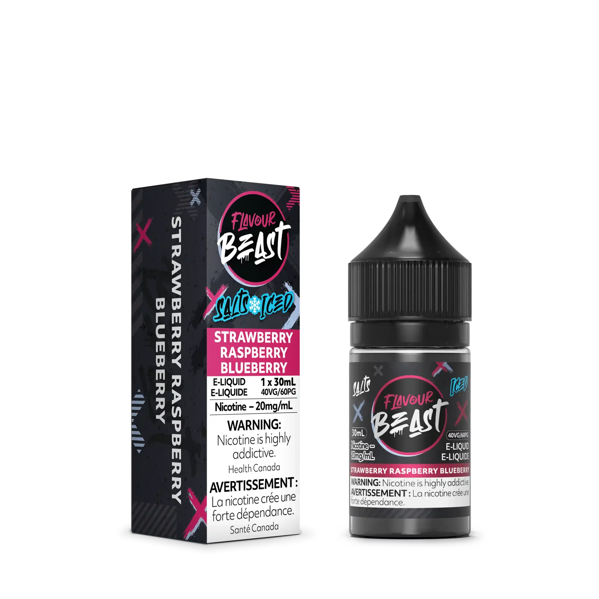 Strawberry Raspberry Blueberry Iced by Flavour Beast Salt by FLAVOUR BEAST — view 2