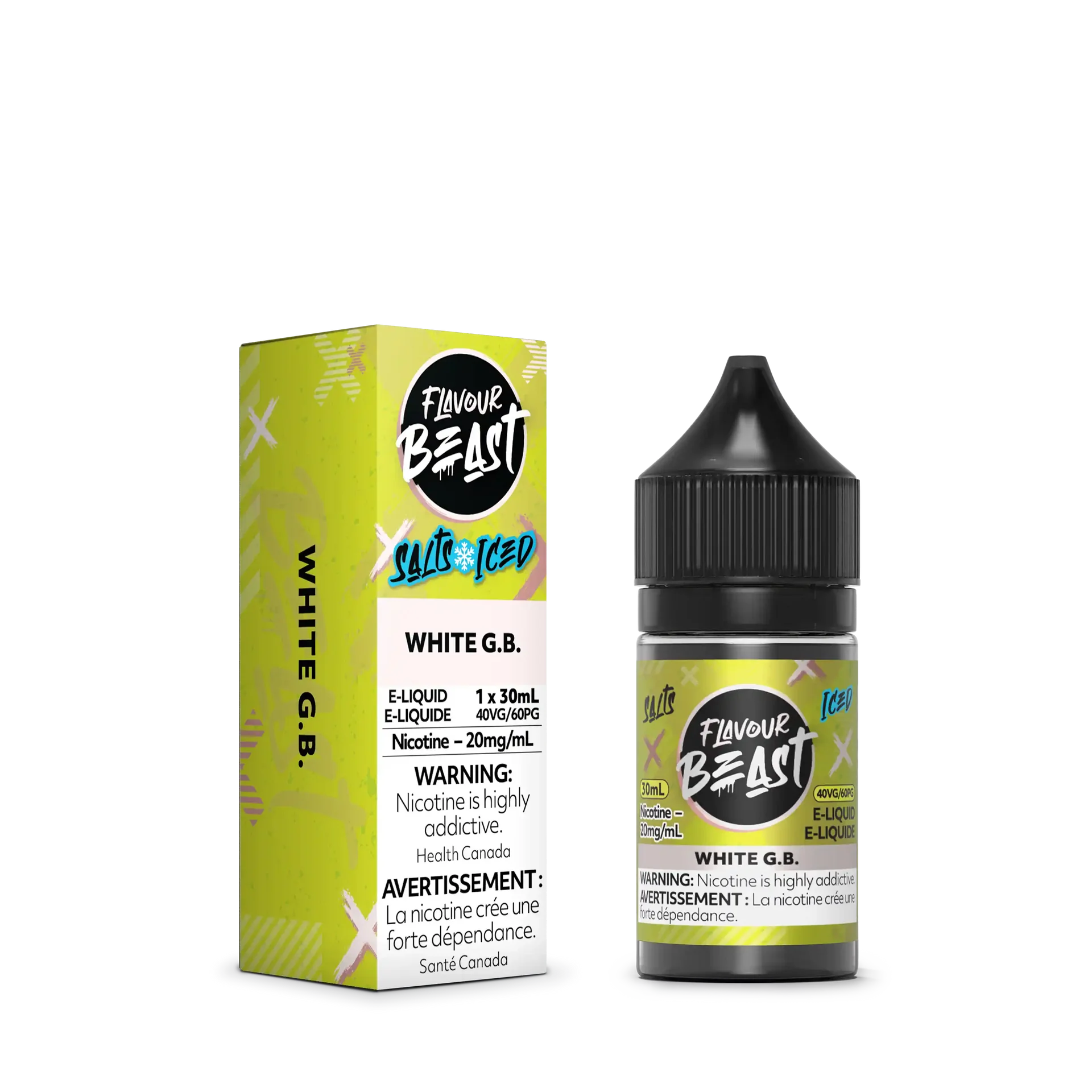 White G.B. Iced by Flavour Beast Salt by FLAVOUR BEAST — view 2