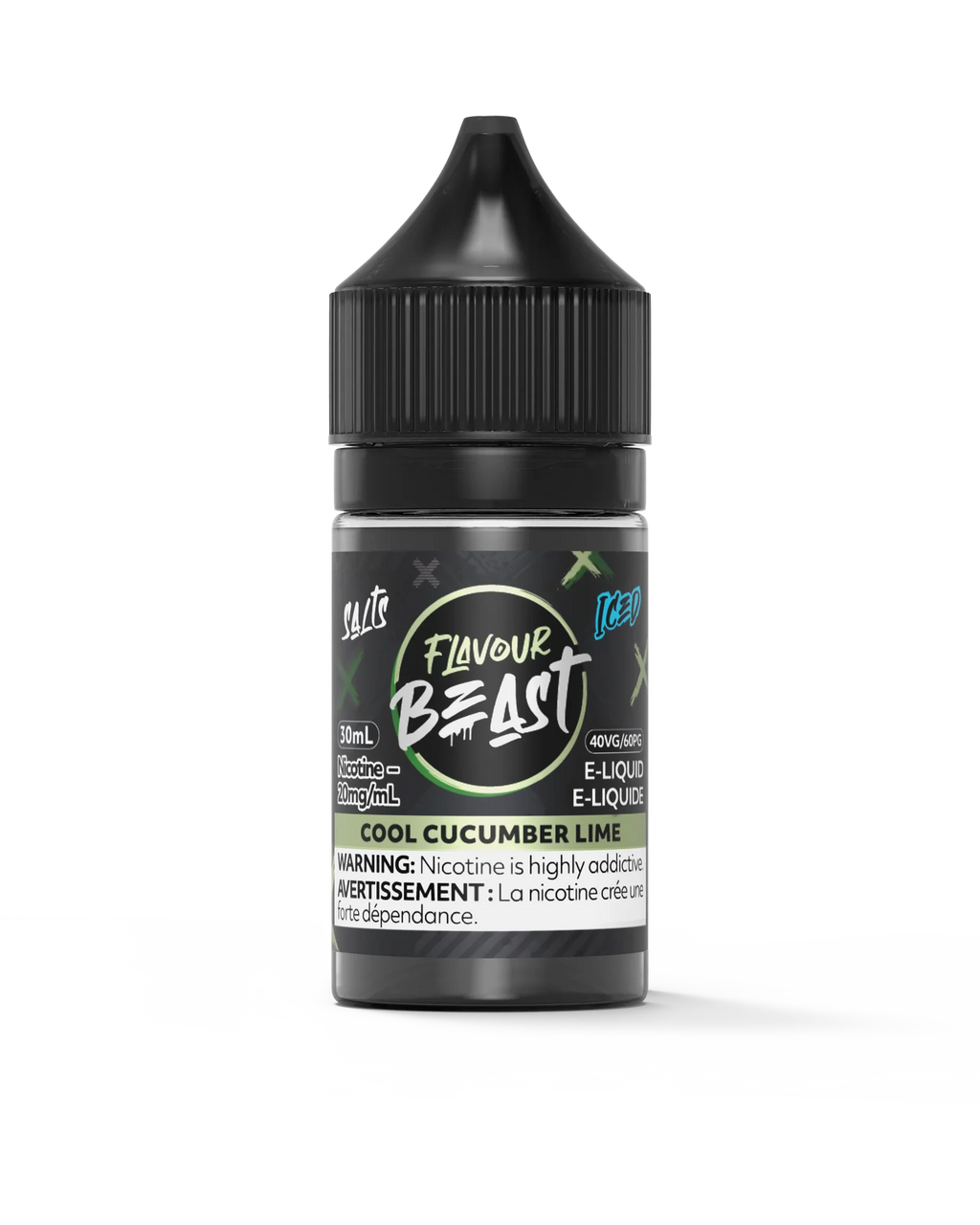 Cool Cucumber Lime Iced by Flavour Beast Salt by FLAVOUR BEAST — view 1