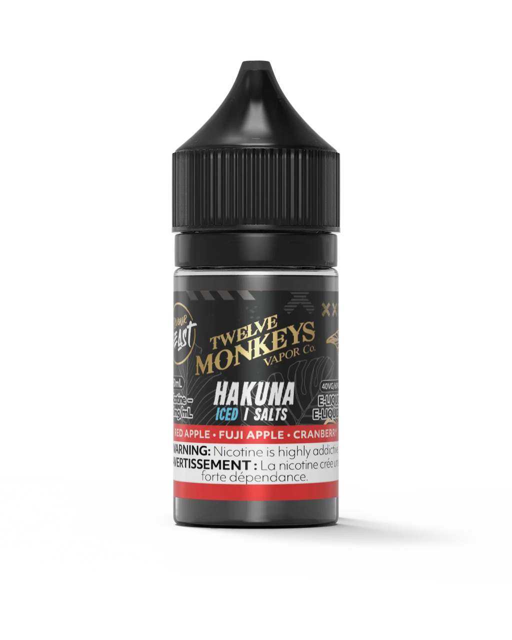 Hakuna Iced by Twelve Monkeys x Flavour Beast Salt by FLAVOUR BEAST — view 1