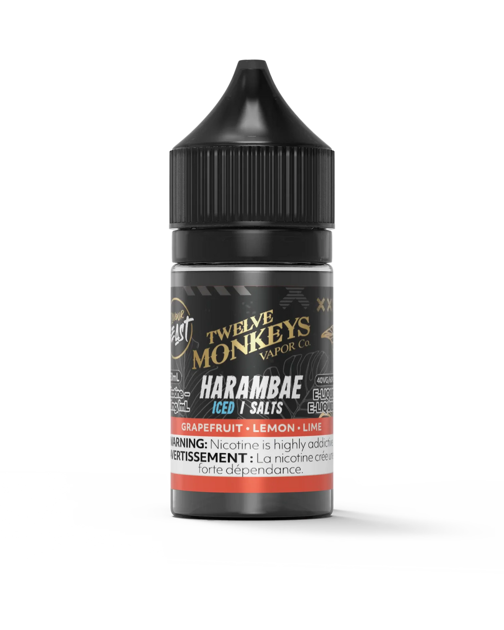 Harambae Iced by Twelve Monkeys x Flavour Beast Salt by FLAVOUR BEAST — view 1