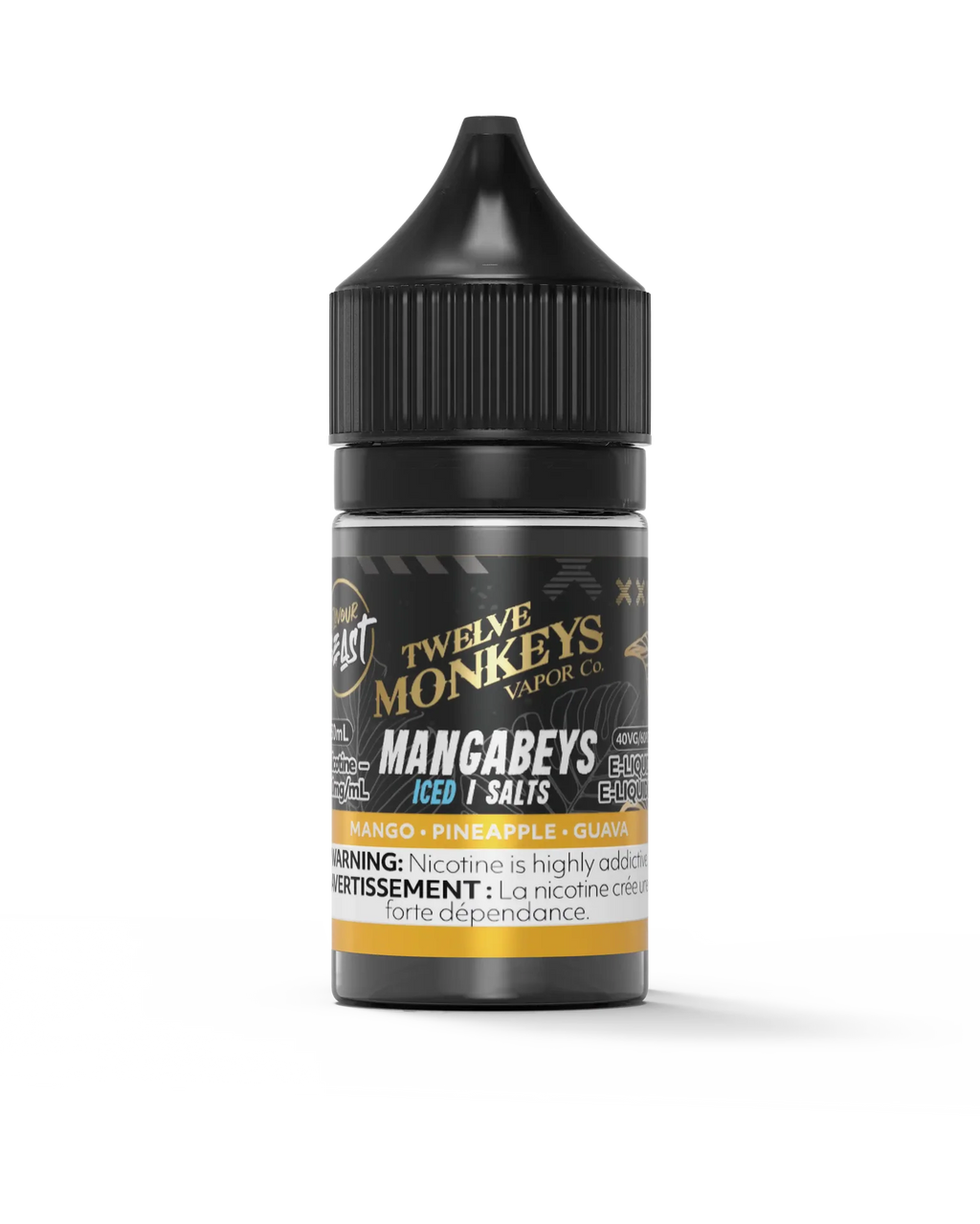 Mangabeys Iced by Twelve Monkeys x Flavour Beast Salt by FLAVOUR BEAST — view 1