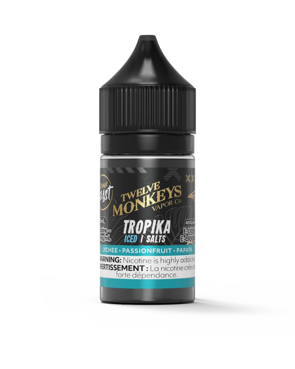 Tropika Iced by Twelve Monkeys x Flavour Beast Salt by FLAVOUR BEAST — view 1