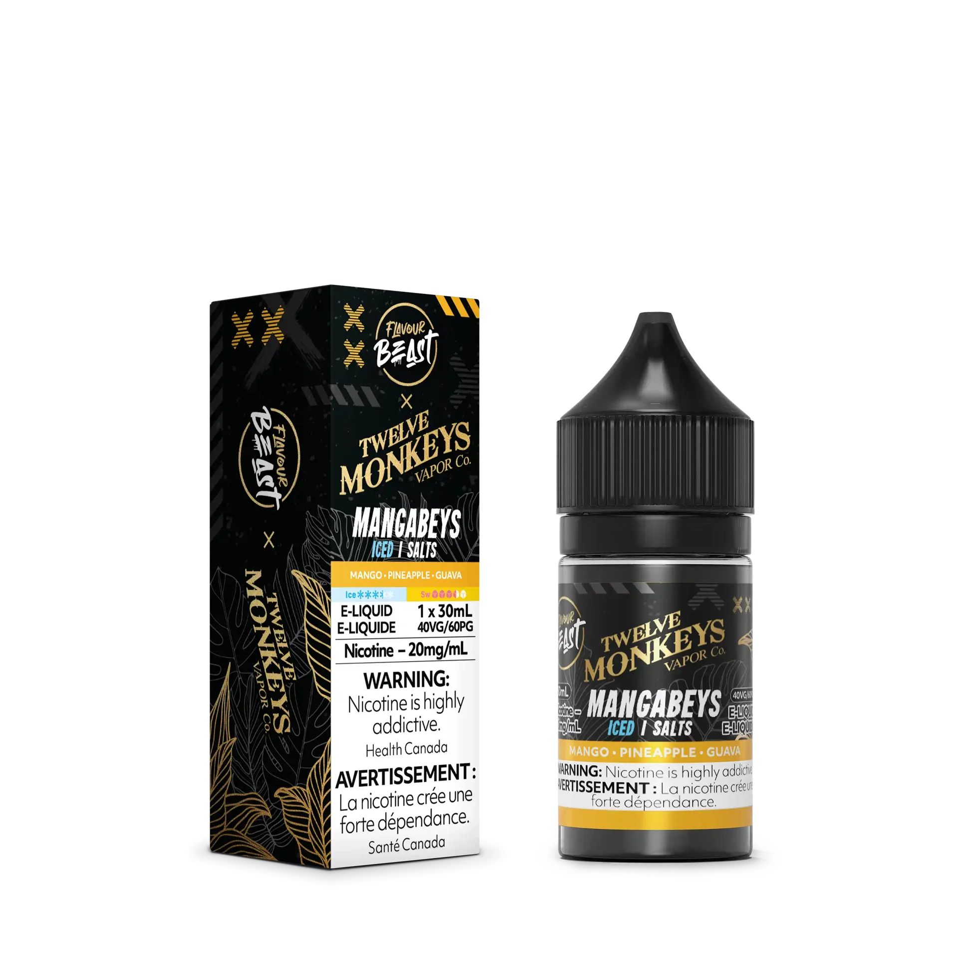 Mangabeys Iced by Twelve Monkeys x Flavour Beast Salt by FLAVOUR BEAST — view 2