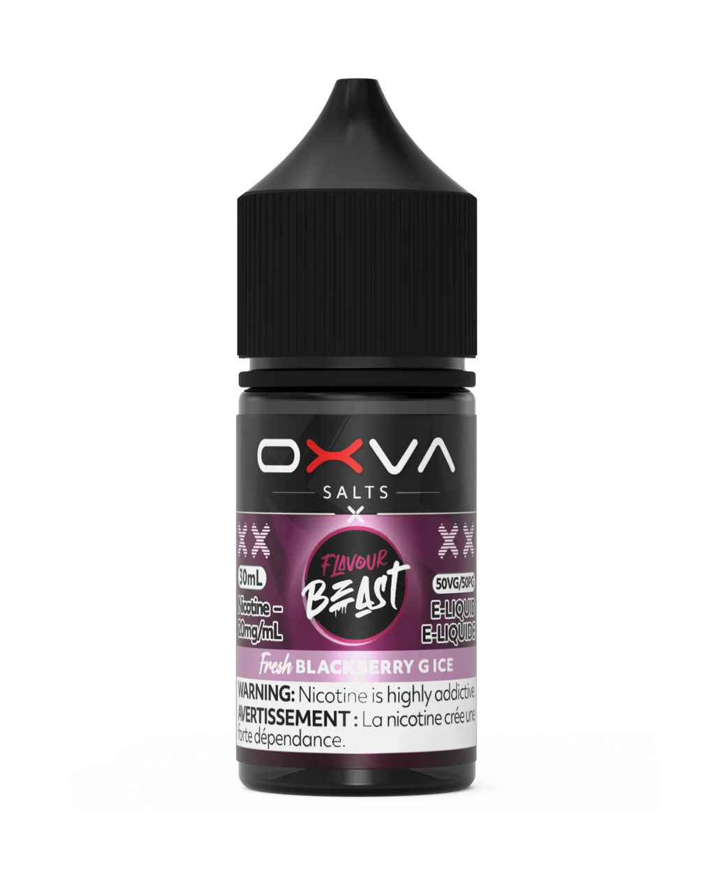 Fresh Blackberry G Ice by Flavour Beast x OXVA E-Liquid Salt by FLAVOUR BEAST X OXVA — view 1