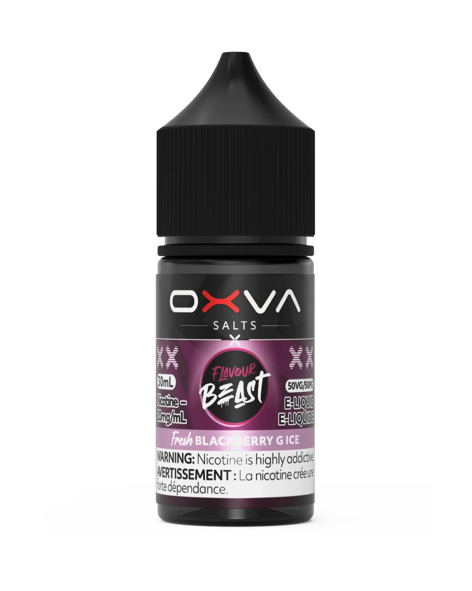 Fresh Blackberry G Ice by Flavour Beast x OXVA E-Liquid Salt by FLAVOUR BEAST X OXVA — view 1