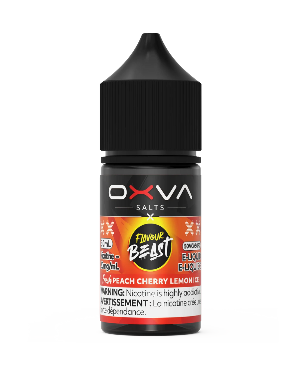 Fresh Peach Cherry Lemon Ice by Flavour Beast x OXVA E-Liquid Salt - view 1