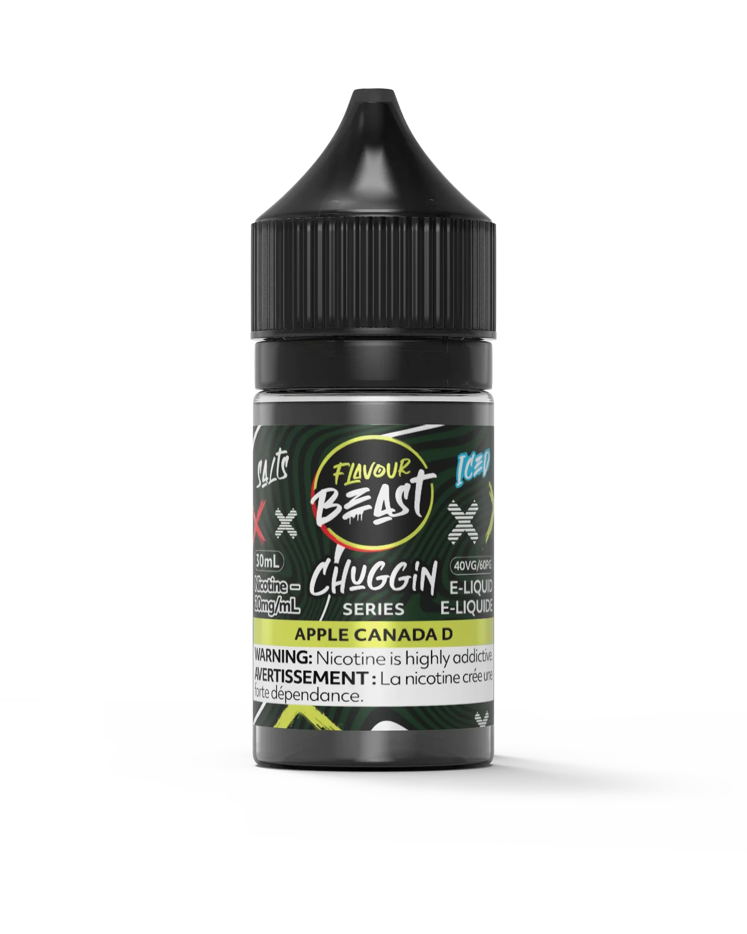 Apple Canada D Iced by Flavour Beast Chuggin' Series Salt by FLAVOUR BEAST — view 1