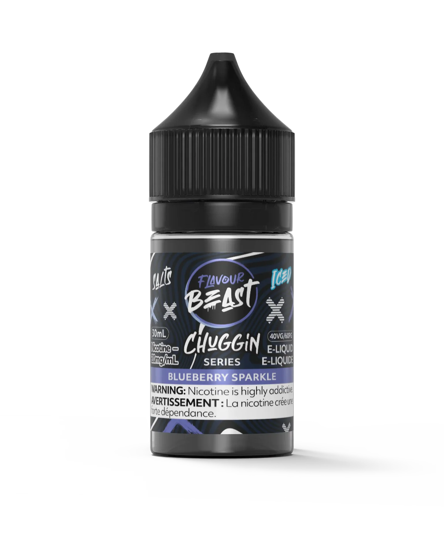 Blueberry Sparkle Iced by Flavour Beast Chuggin' Series Salt by FLAVOUR BEAST